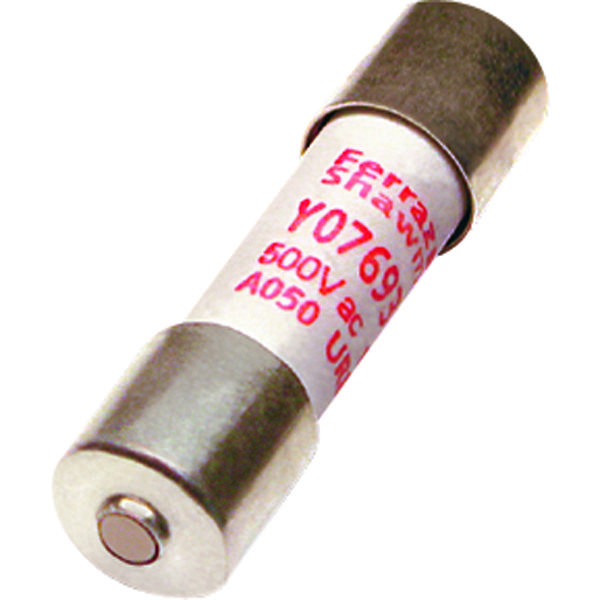 P076925 - Cylindrical fuse-link aR URB/URD/URL 500VAC 10x38, 1A, with indicator